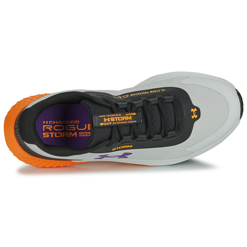 Under Armour - UA CHARGED ROGUE 3 STORM - Blanc / Noir / Orange