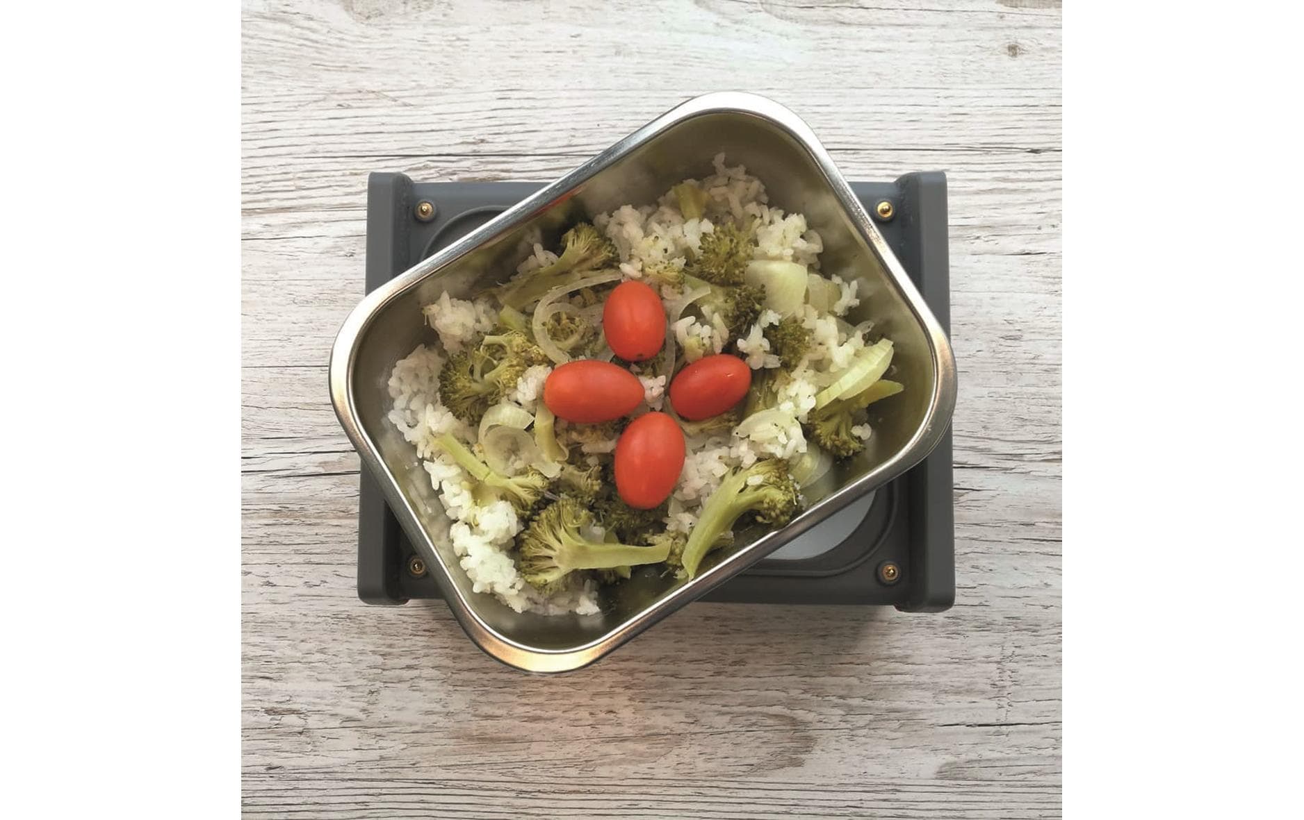 Lunchbox HeatsBox Grau<br>Intelligente heizbare Lunchbox
