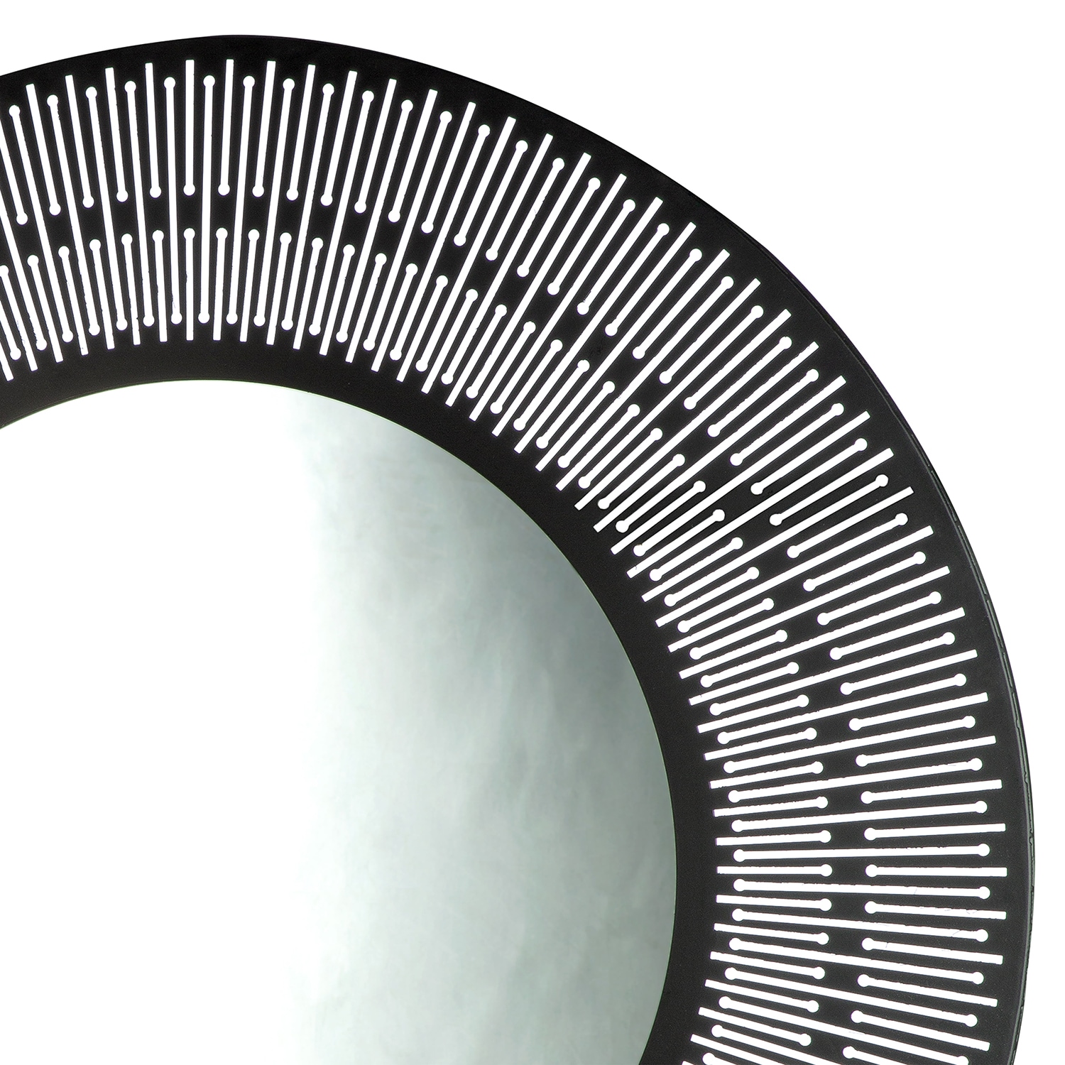 Casablanca by Gilde Wandspiegel »Spiegel rund Como schwarz H. 76 cm«