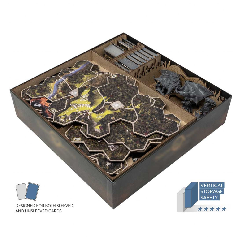 Rangement pour Boîte Dicetroyers - Le Seigneur des Anneaux - Voyages en Terre du Milieu (Extensions)