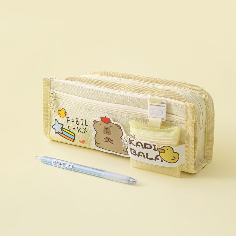 Schooltijd - Beer stoffen etui