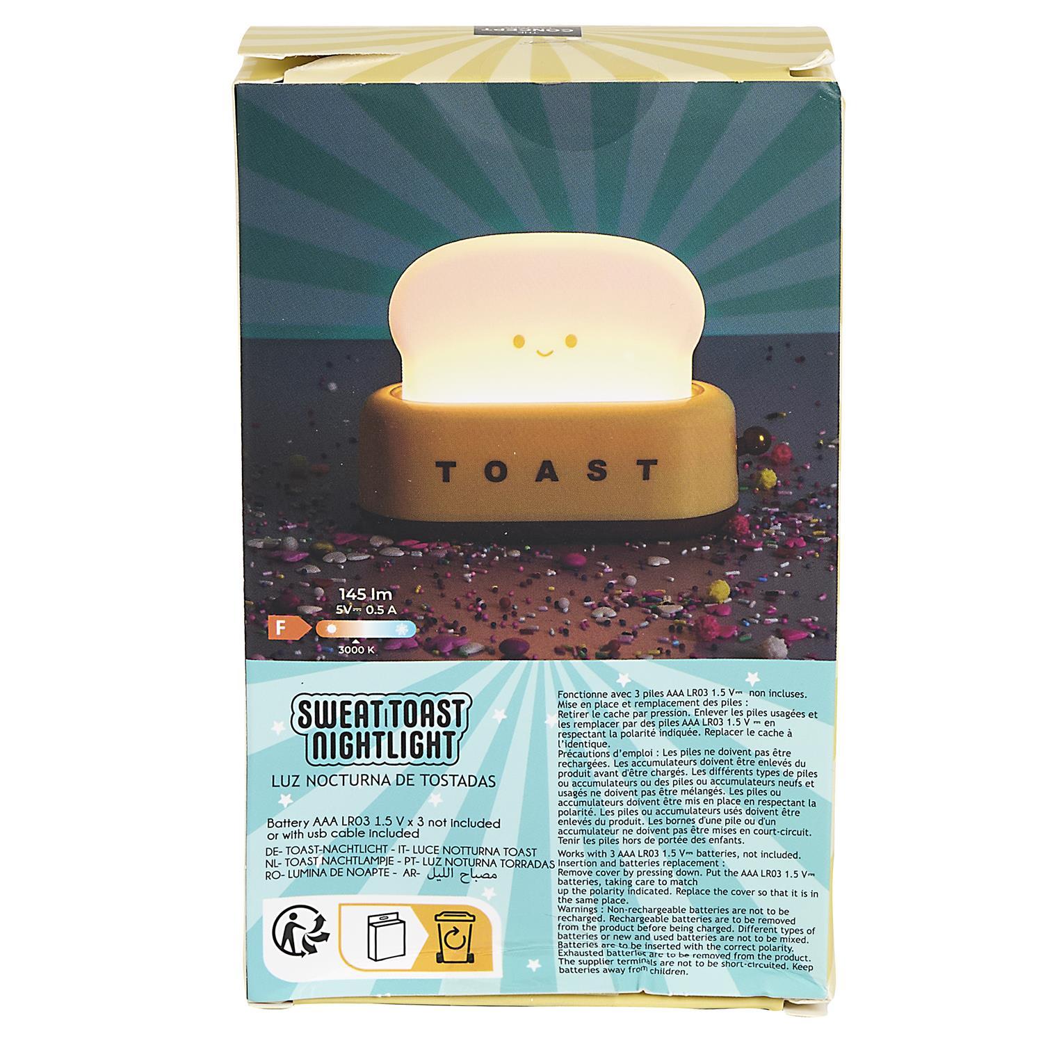 LAMPE VIEILLEUSE TOAST KAWAII