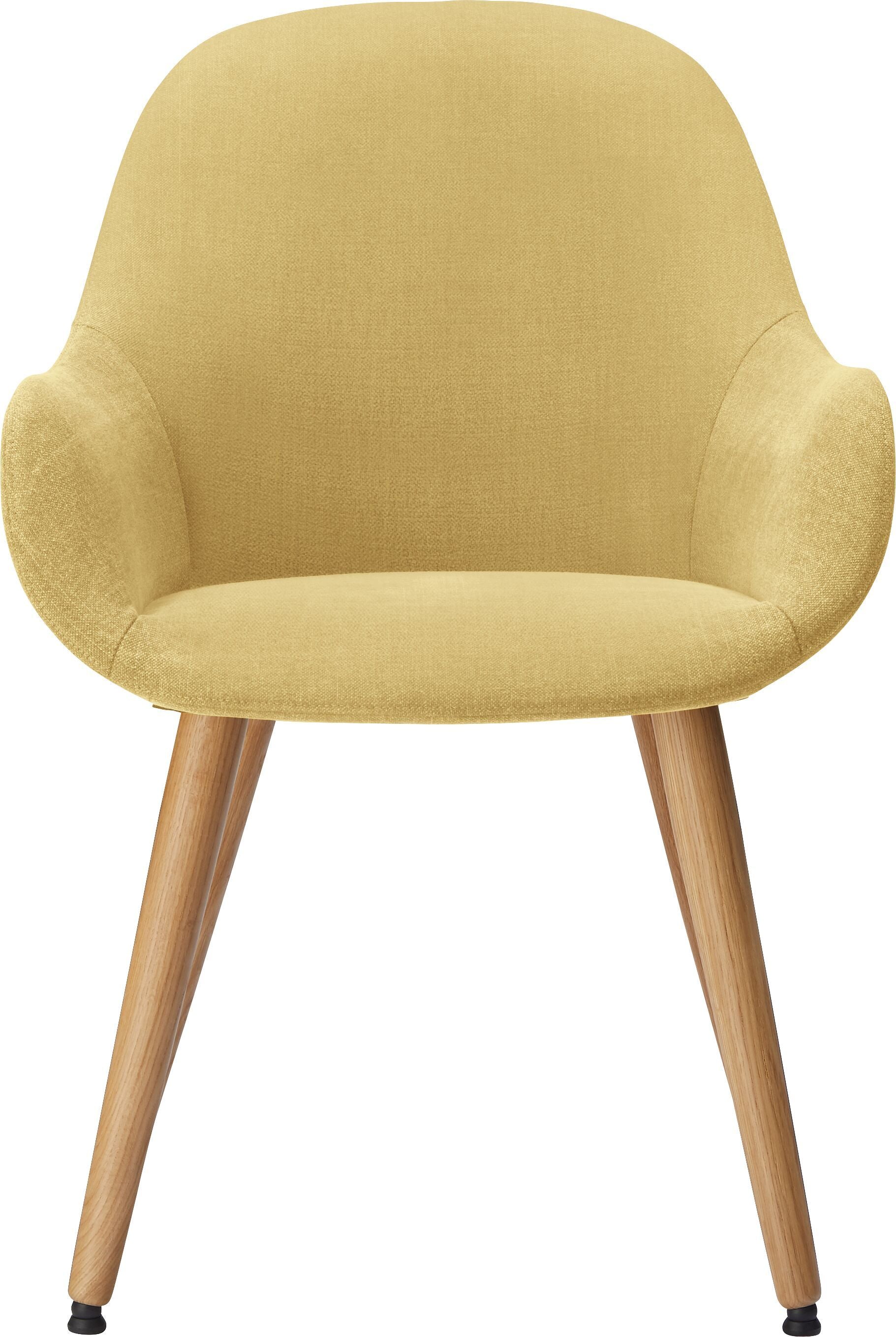 LAYLA Stuhl - Gelb / B: 56.0 cm x T: 60.0 cm x H: 84.0 cm