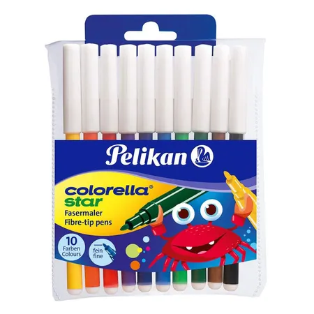 Pelikan Fasermaler Colorella-Star, 10er Etui