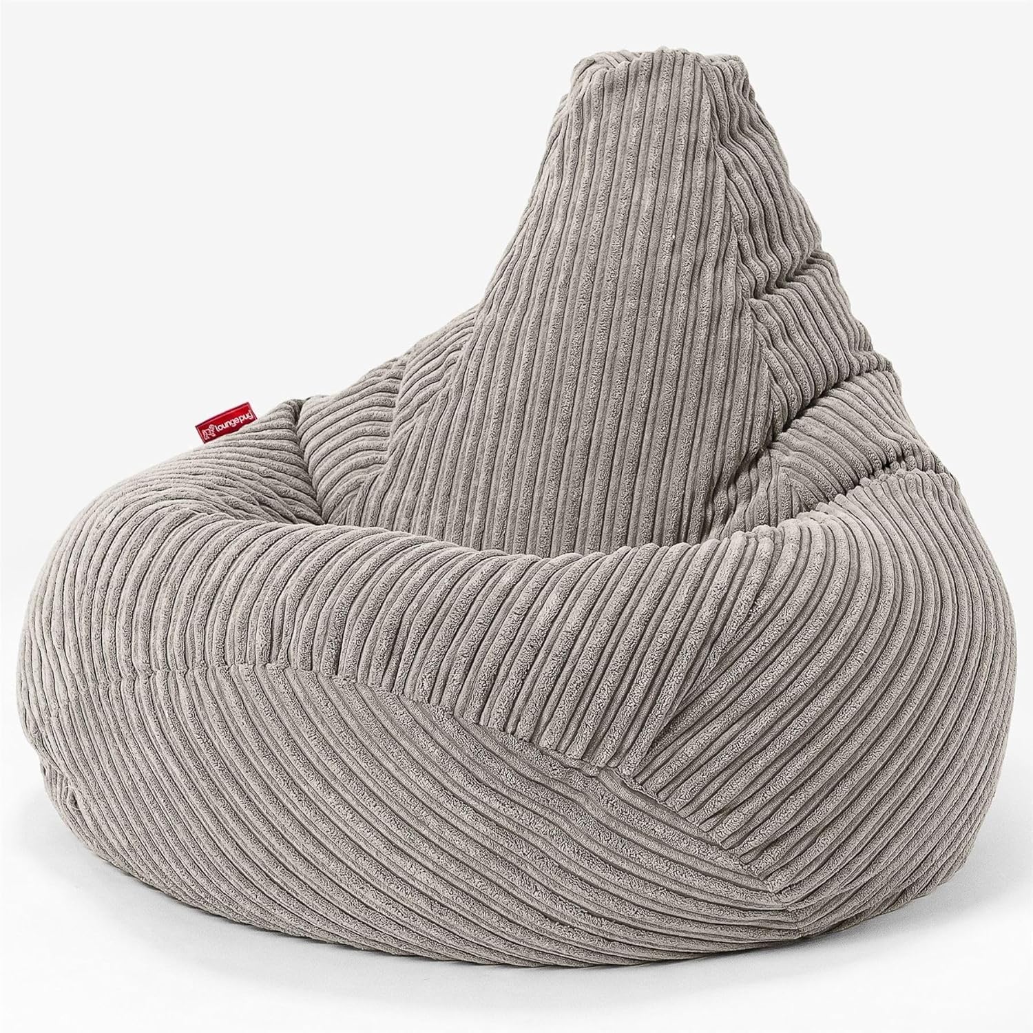 Lounge Pug, Gaming Sitzsack Sessel, Cord Nerzfarben