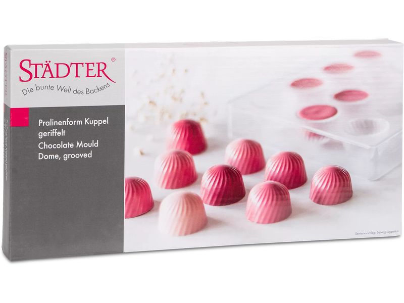 Städter Pralinenform Kuppel 13.5 x 27.5 cm Giessform für Pralinen