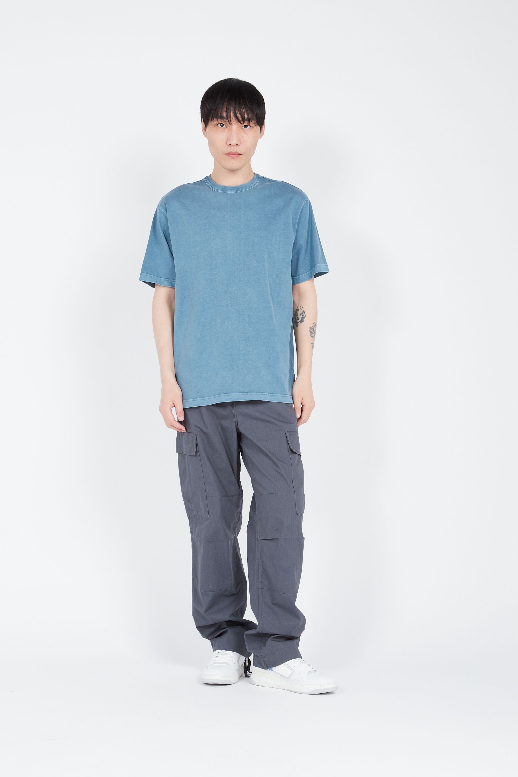 CARHARTT WIP T-shirt S/S Taos T-Shirt Bleu