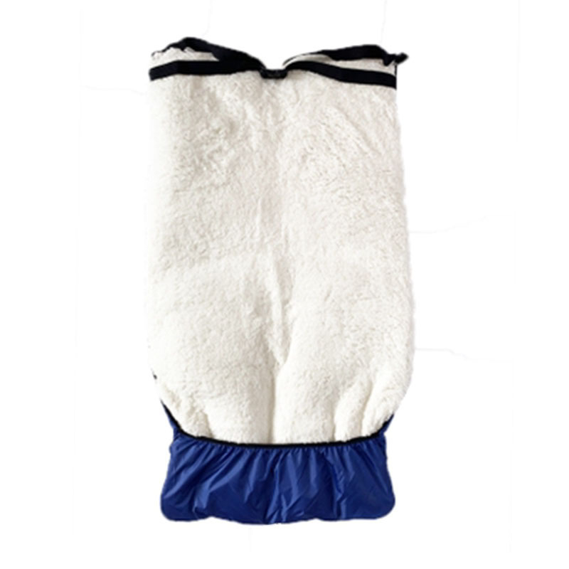 (108x72cm) Wasserfeste Rollstuhl Outdoor Winter Decke Fleece Wärmesack für Rollstuhlfahrer - Blau
