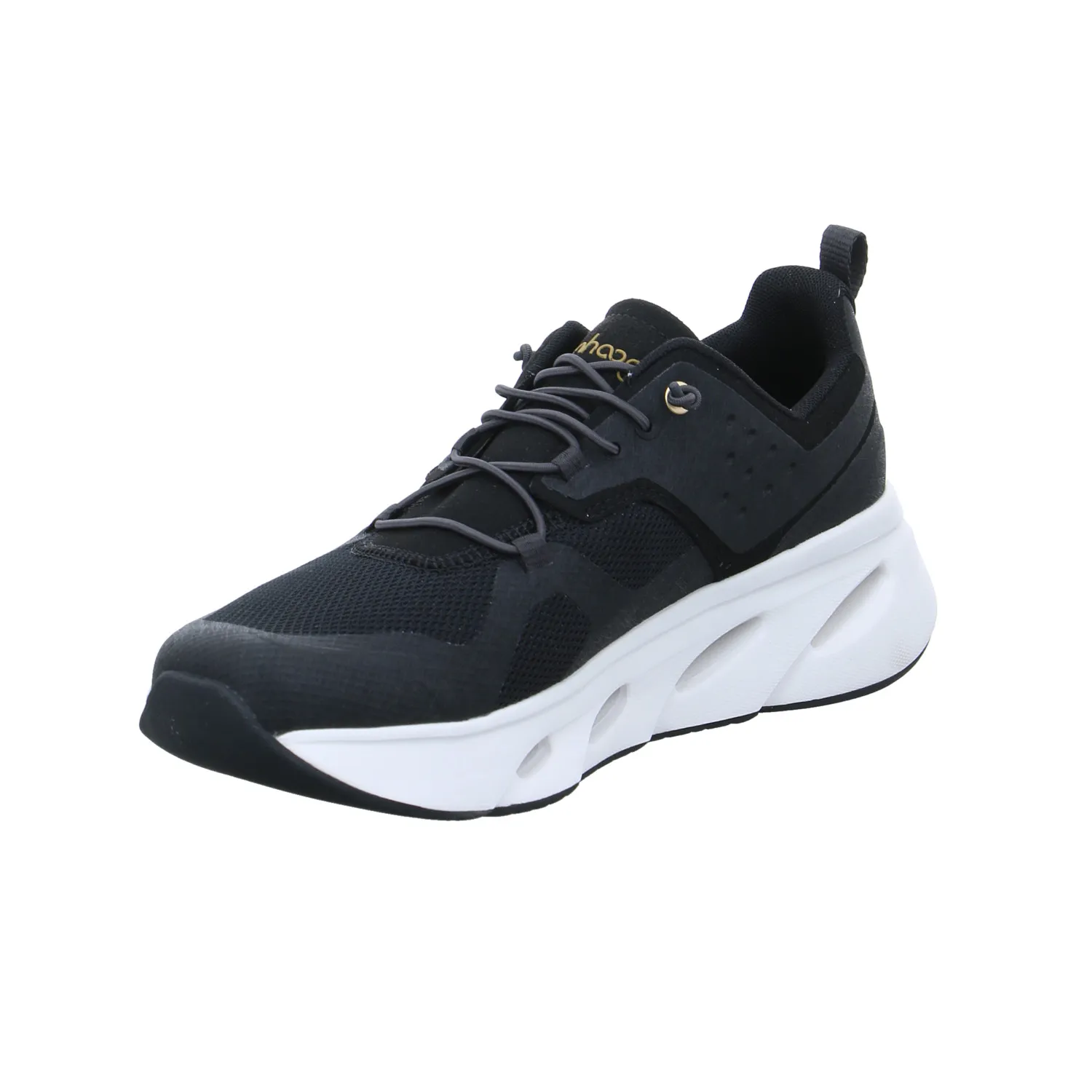 TENHAAG Sneaker Schwarz Recycelte Materialien