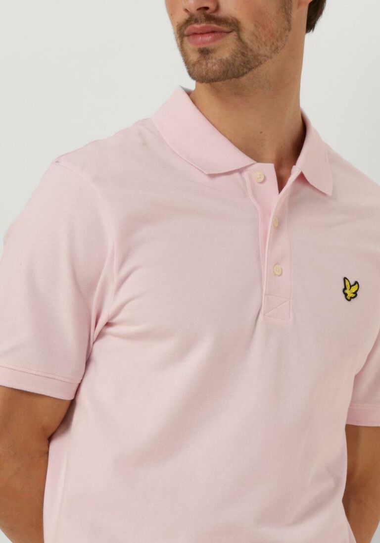 LYLE & SCOTT lichtroze lyle & scott polo plain polo