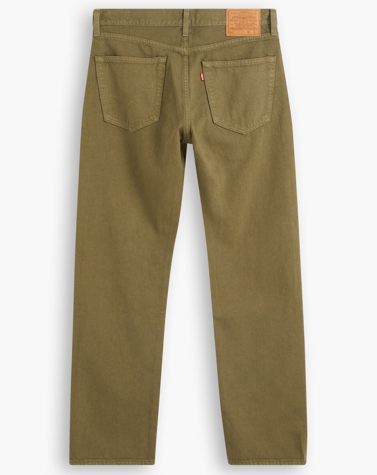 Levi's® Jean 551™ Z en Coton & Chanvre Authentic Straight vert kaki