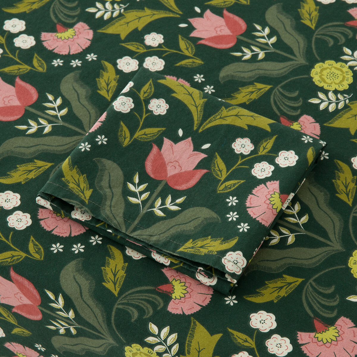 LA REDOUTE INTERIEURS<br>Toalha de mesa estampada em algodão lavado, Suzanna