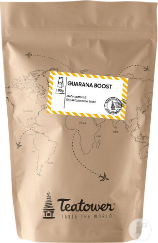 Teatower Guarana Boost Maté Parfumé En Vrac Saveurs Guarana Et Pamplemousse 100g