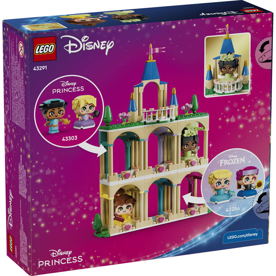 LEGO Disney Princess mini Belle en Tiana met kasteel 43291