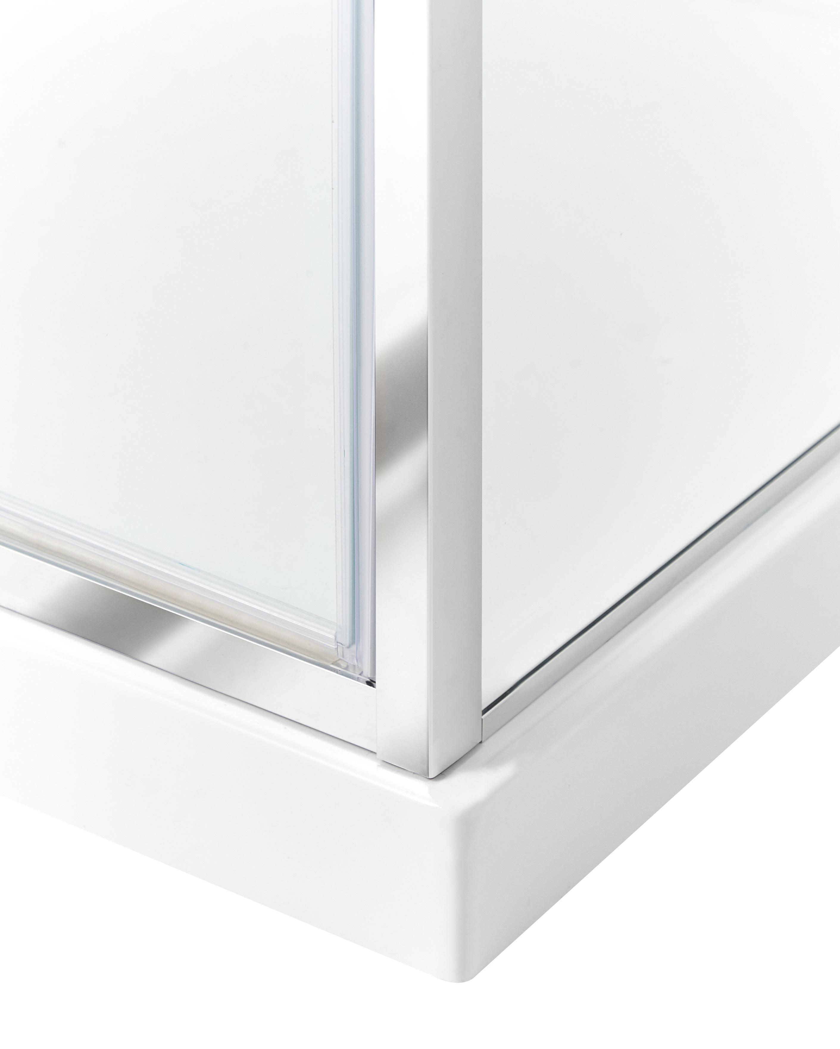 Douchecabine DARLI 90 x 90 x 185 cm Zilver