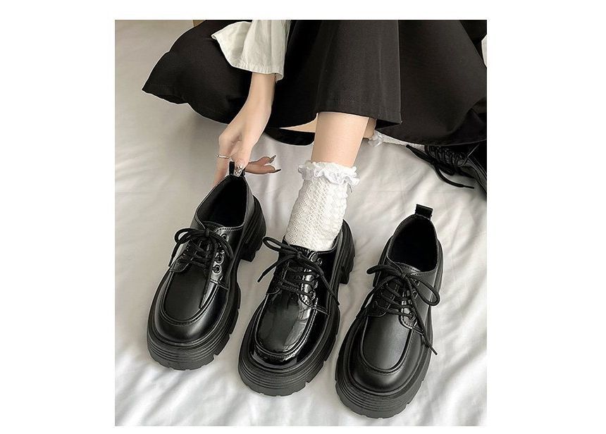 Asterisk - Platform veterschoenen