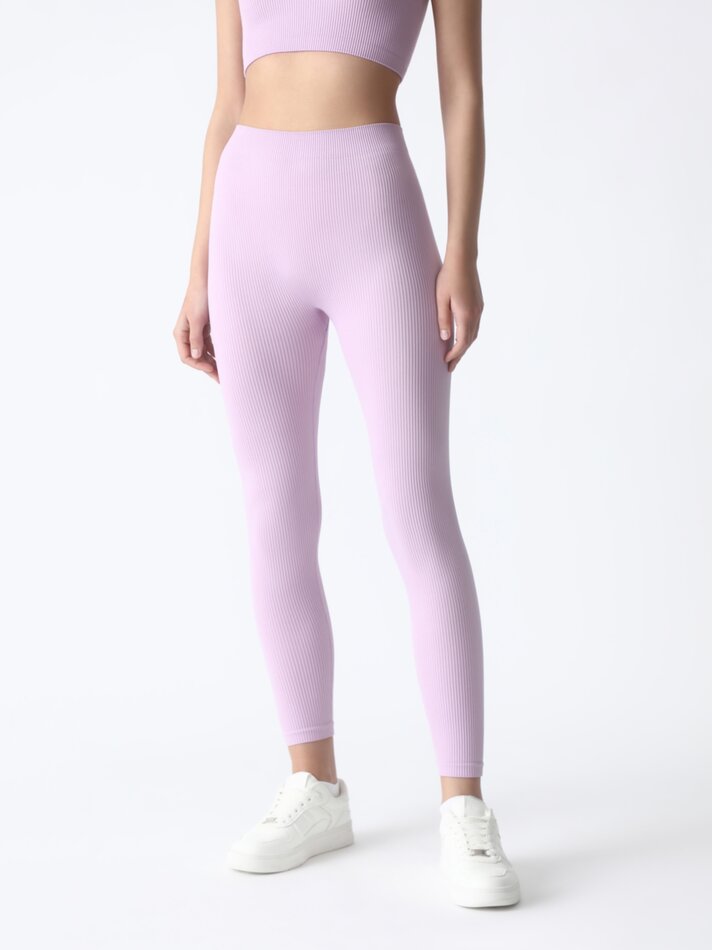 Leggings sem costura - Malva claro