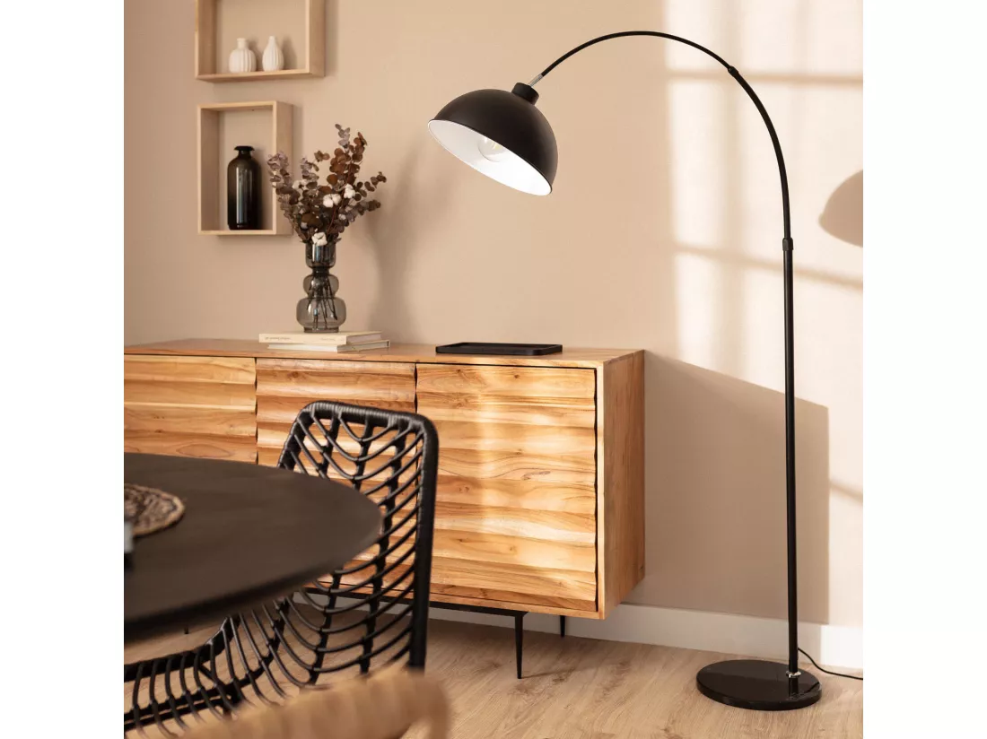 Lampadaire Aluminium Maisie Noir