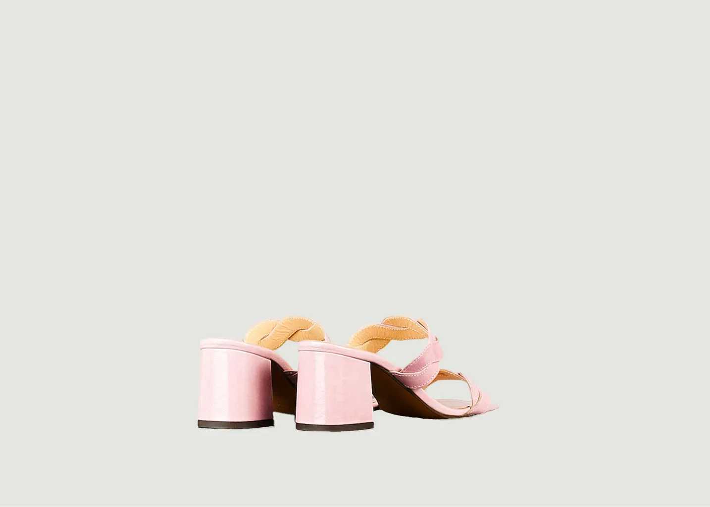 Mule Rhea en cuir verni souple Tila March