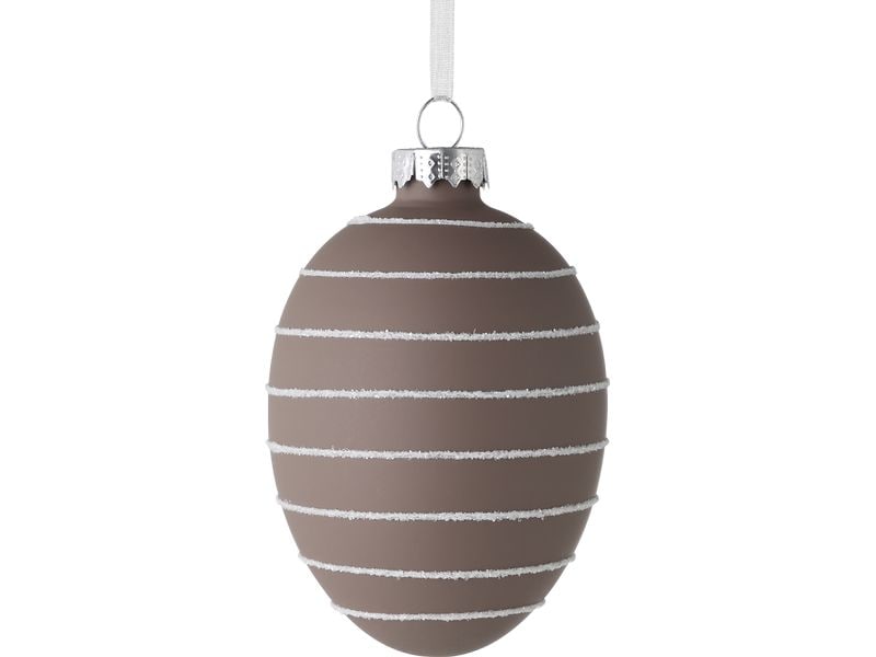EGLO Aufhänger Fintry 3 Stück, Beige/Crème/Taupe Ostereier zum Aufhängen