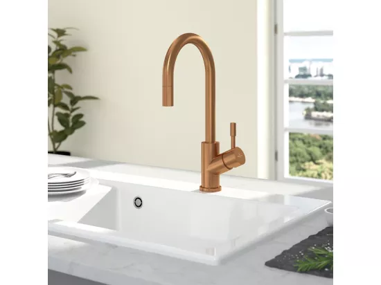 Robinet cuisine VILLEROY ET BOCH Umbrella flex bronze