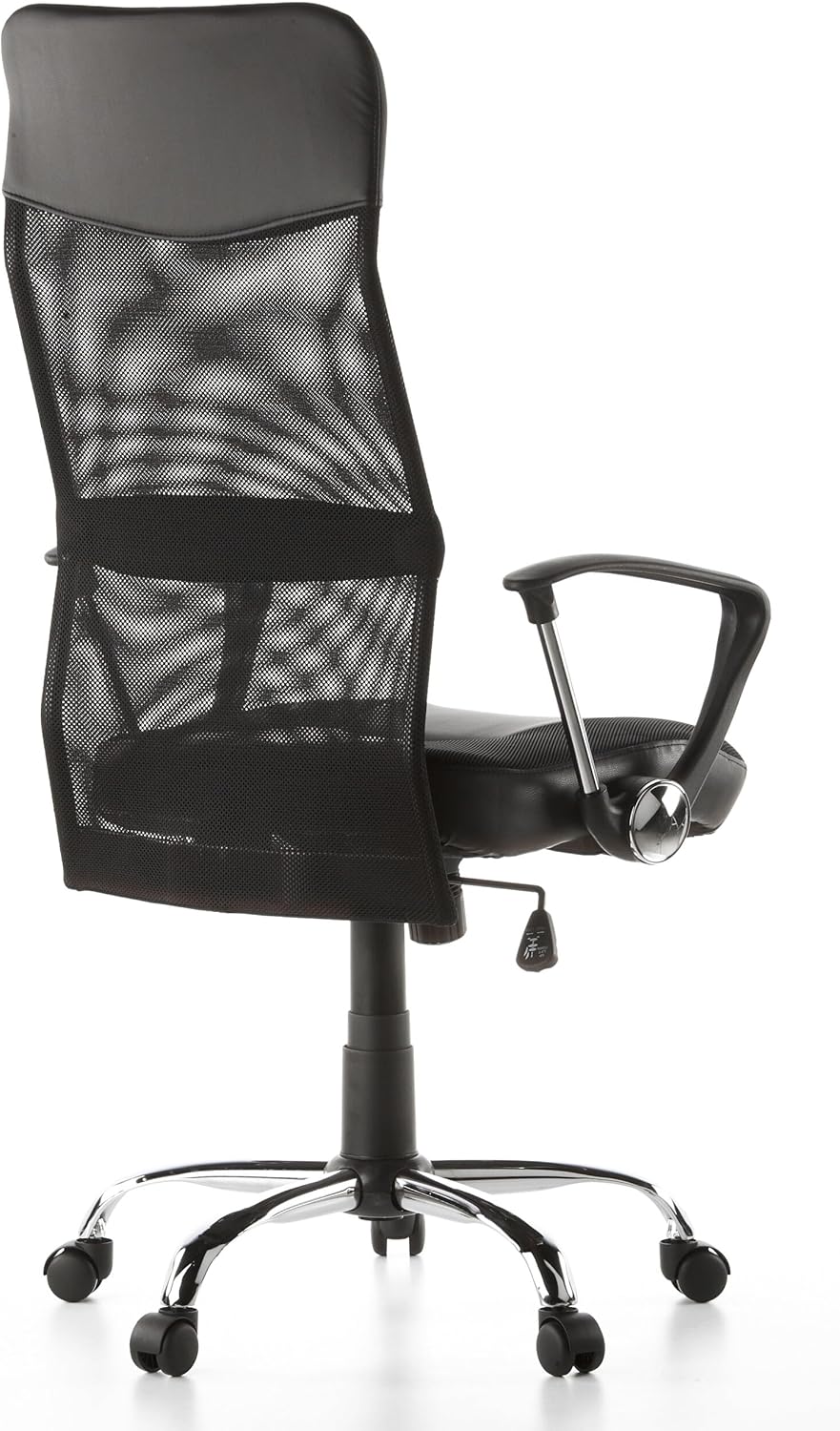 hjh OFFICE 729440 Bürostuhl STRYKA ergonomischer Drehstuhl, hohe Rückenlehne mit atmungsaktivem Netzstoff, schwarz