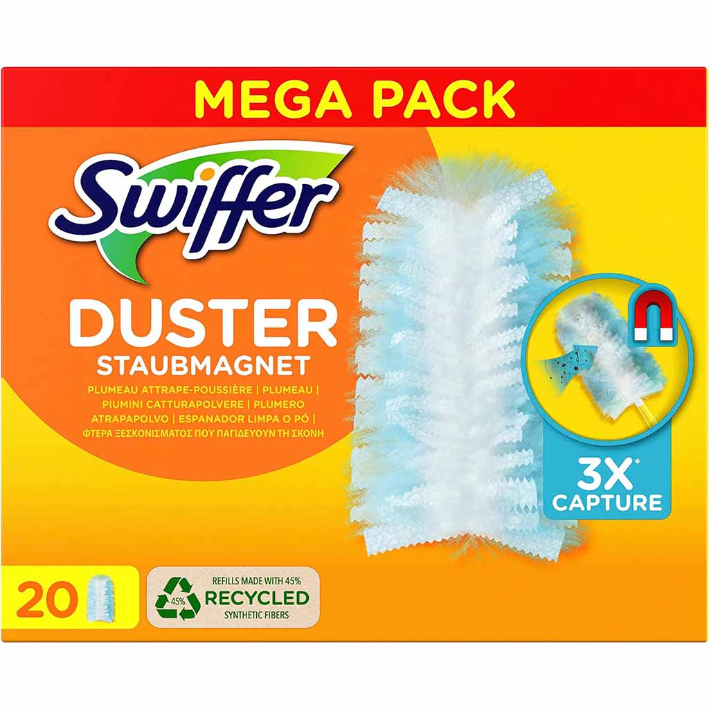 Swiffer Staubmagnet (20 Tücher) Staubwedel ideal gegen Staub, Tierhaare & Allergene