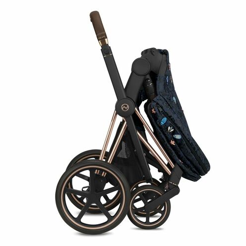 Poussette PRIAM Chrome Black Jewels of Nature Dark Blue - CYBEX