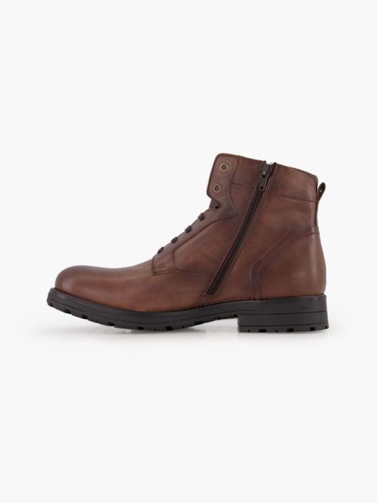 AM SHOE Schnür-Stiefelette Braun