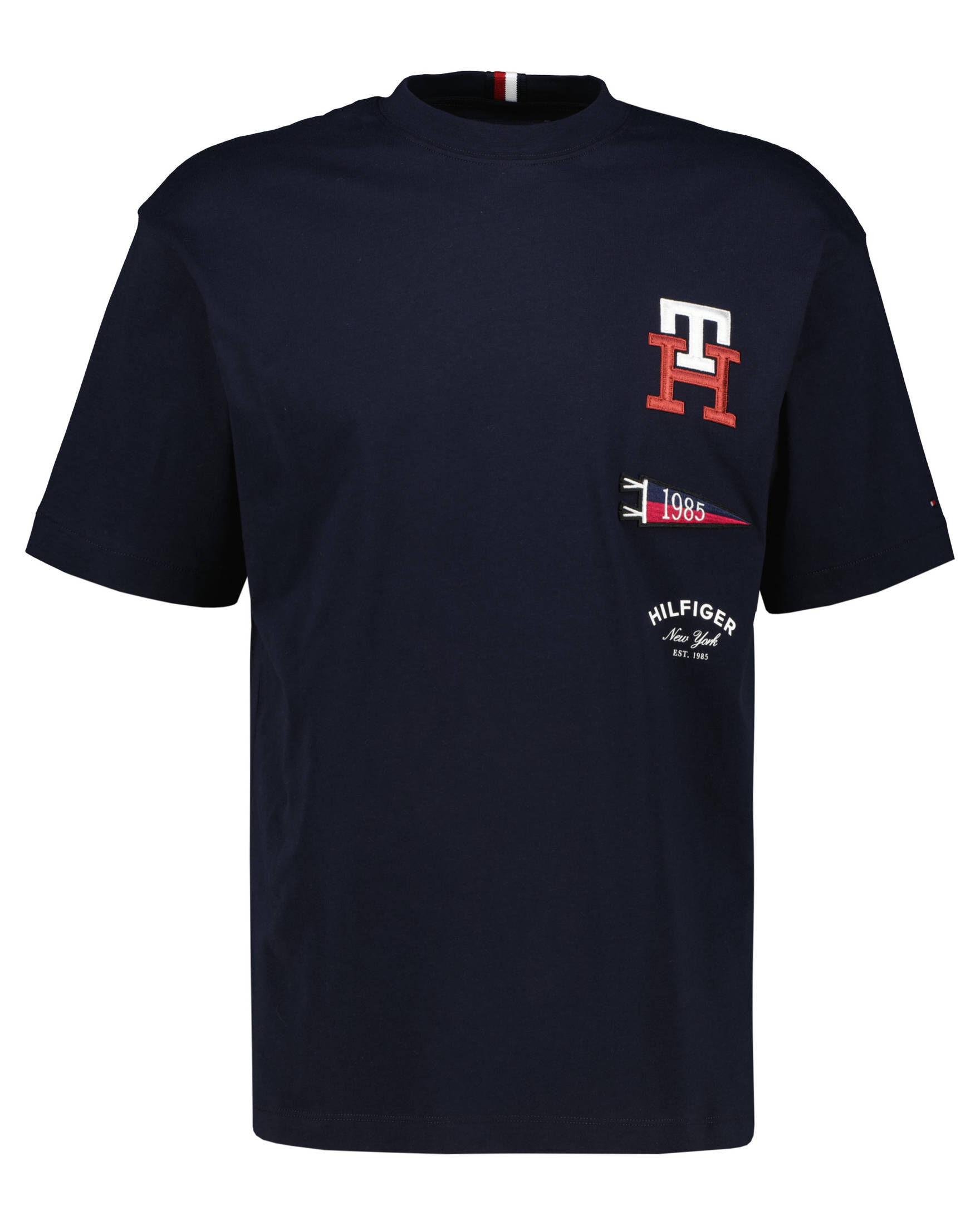 Tommy Hilfiger| Herren T-Shirt MULTI BADGE ICON TEE