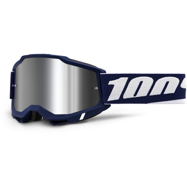 100% - Masque Accuri 2 Mifflin - Silver Mirror Navy / Blanc / Gris