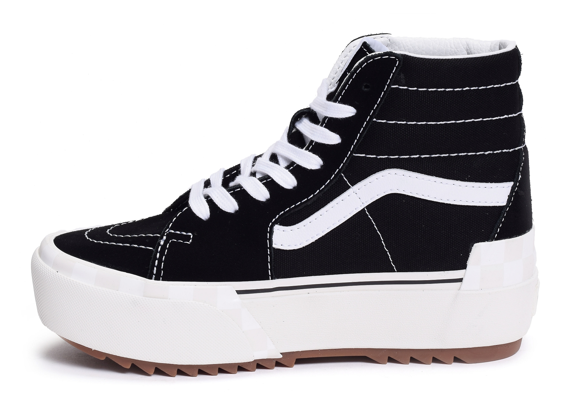 Ua sk8 hi stacked noir