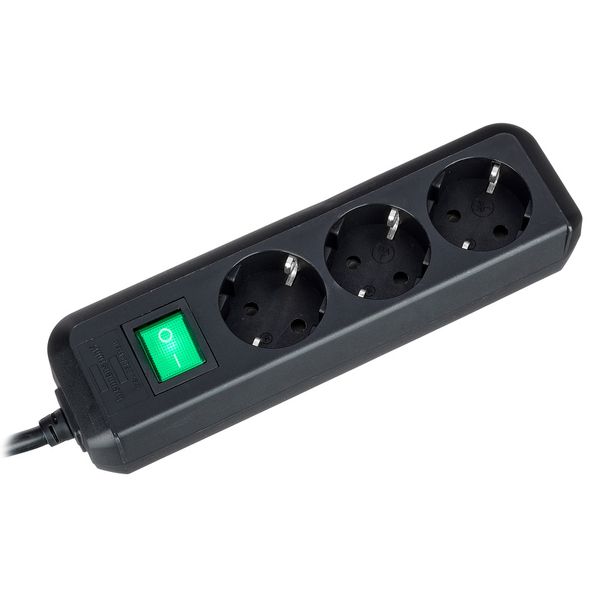 Brennenstuhl Eco-L 3 Way Split Sw 5m BK