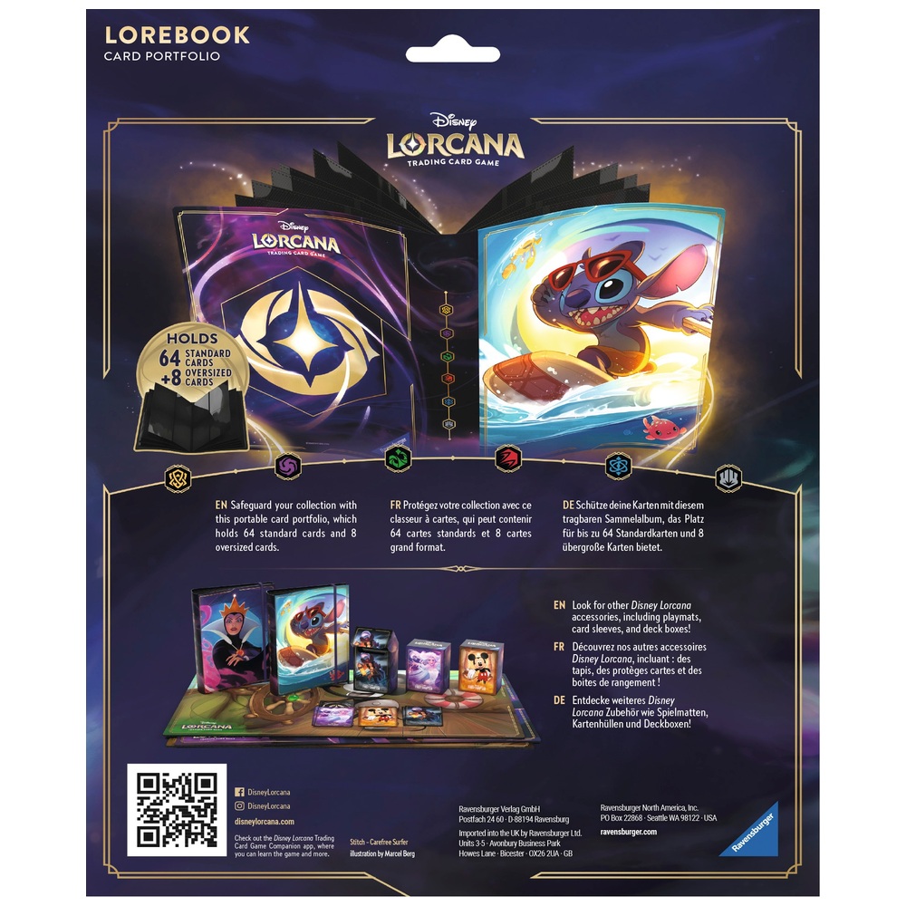 Lorcana Sammelkartenspiel: Stitch-Kartenportfolio