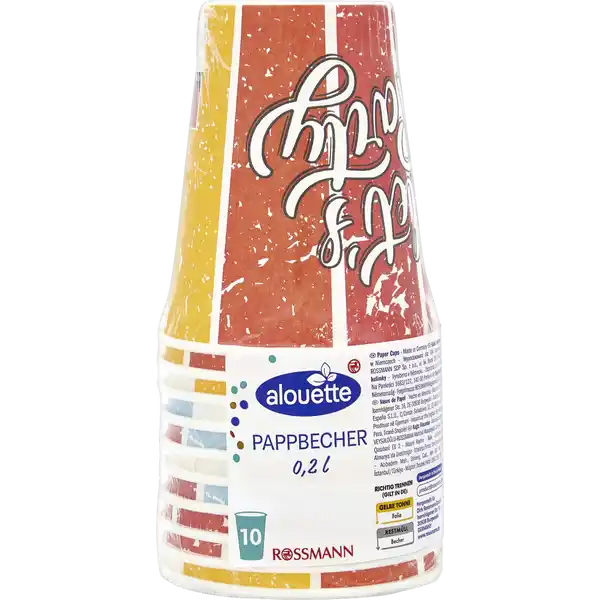 ALOUETTE BECHER DEKOR sortiert