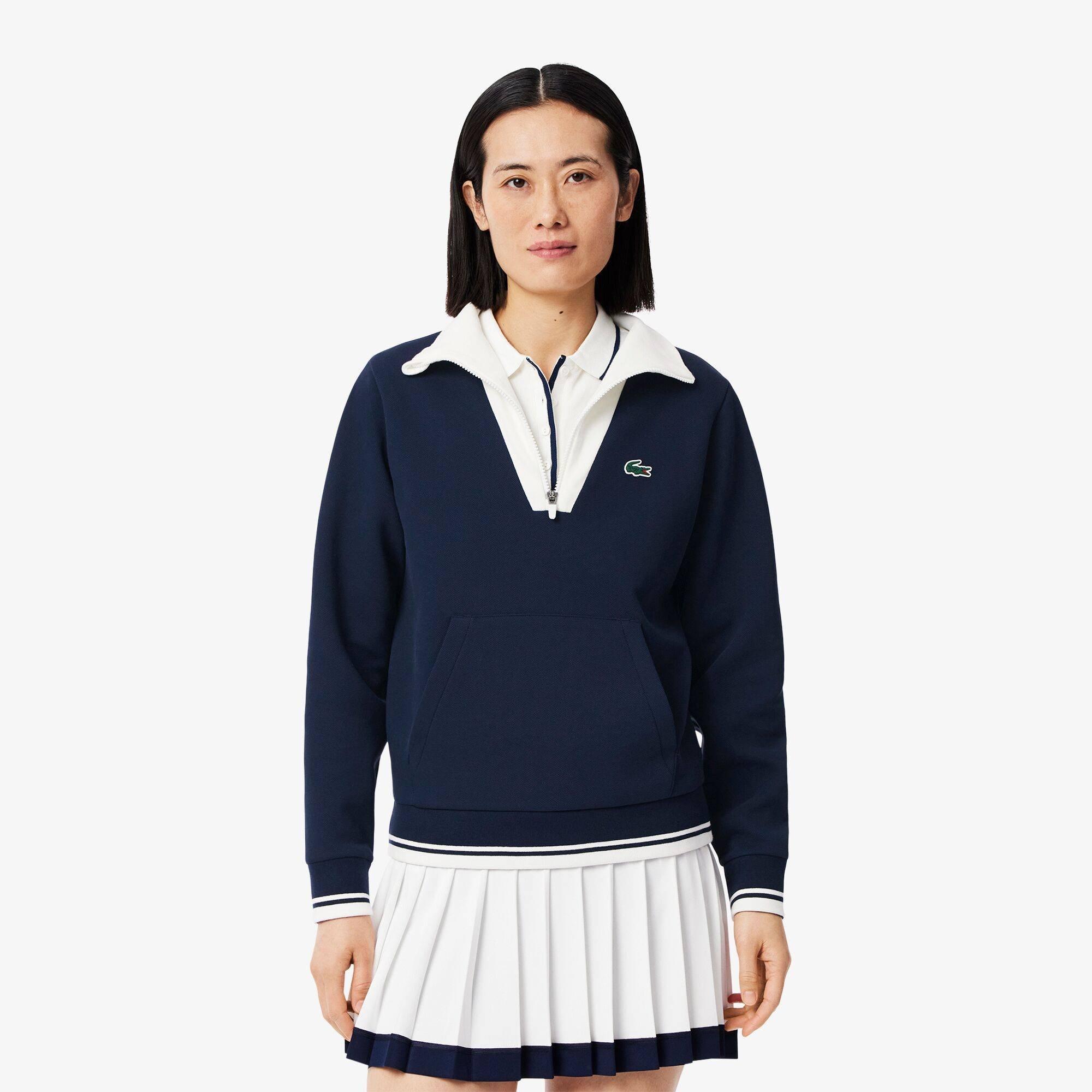 Lacoste HeritagequarterZip Fleece Top
