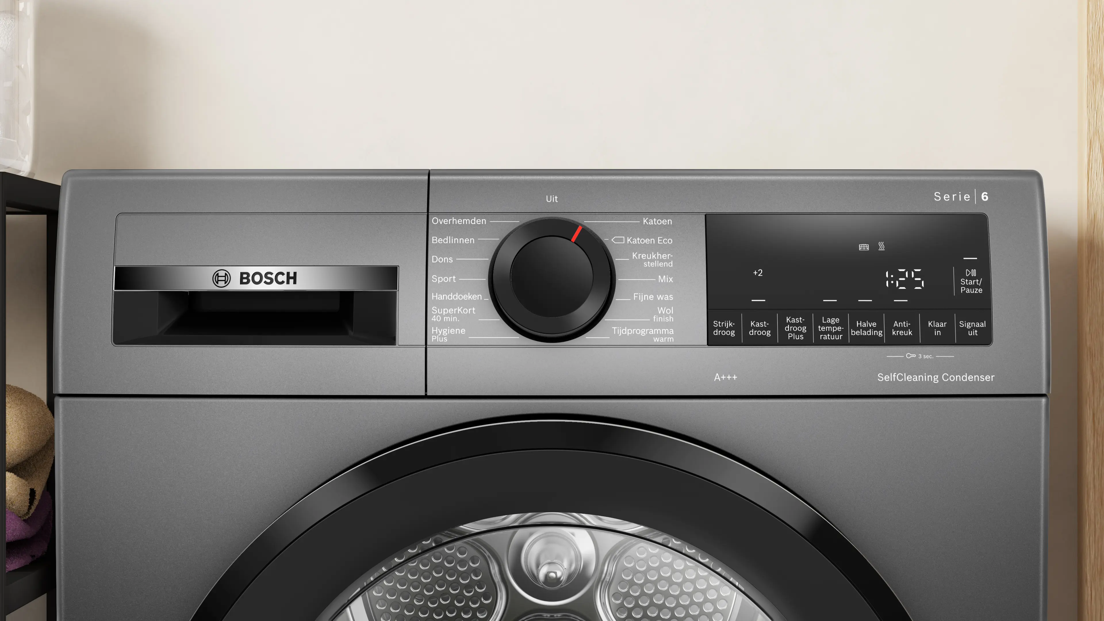 Serie 6 Warmtepompdroger 8 kg Cast iron grey