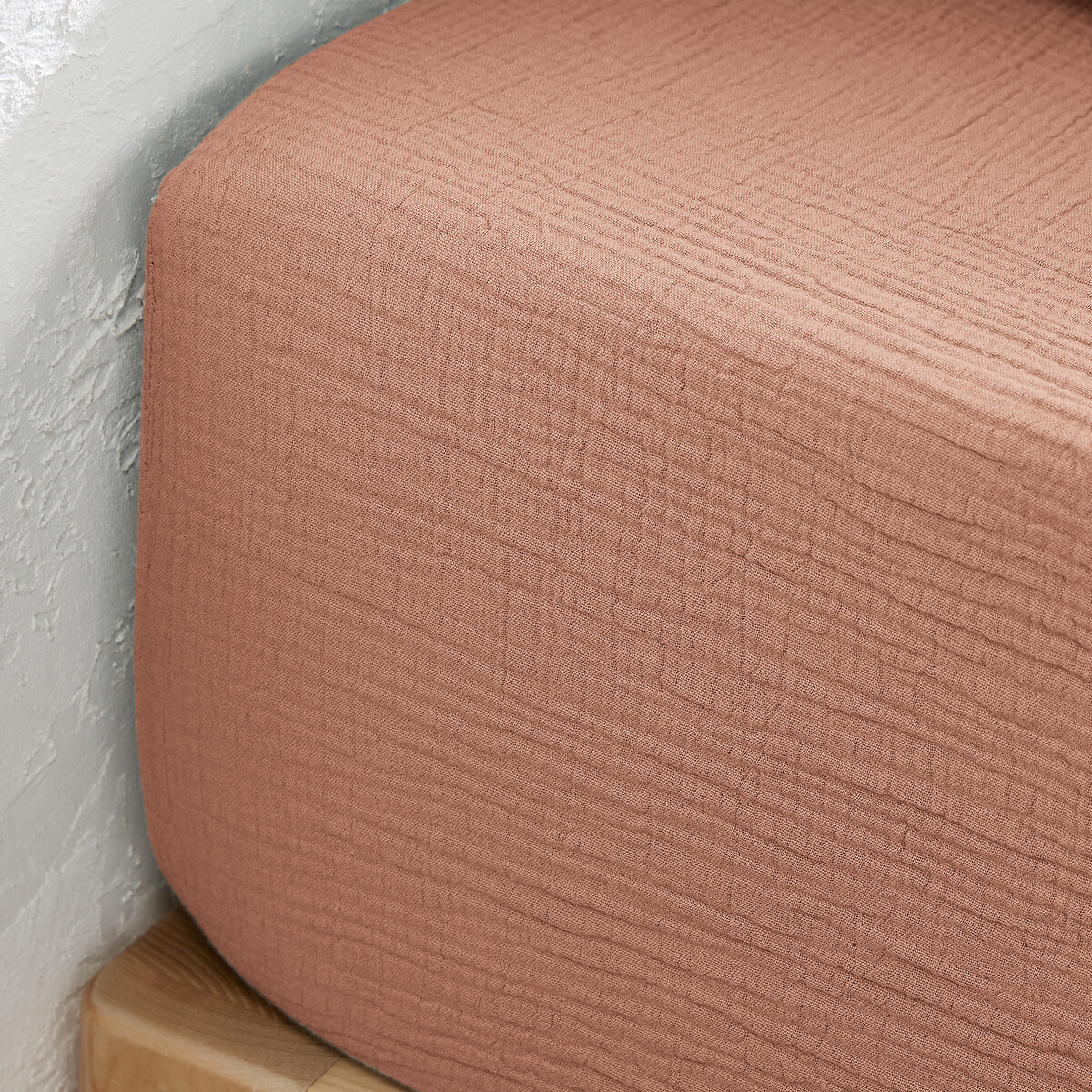 LA REDOUTE INTERIEURS<br>Lençol de baixo liso em tetra, dobrável 30cm, Kumla