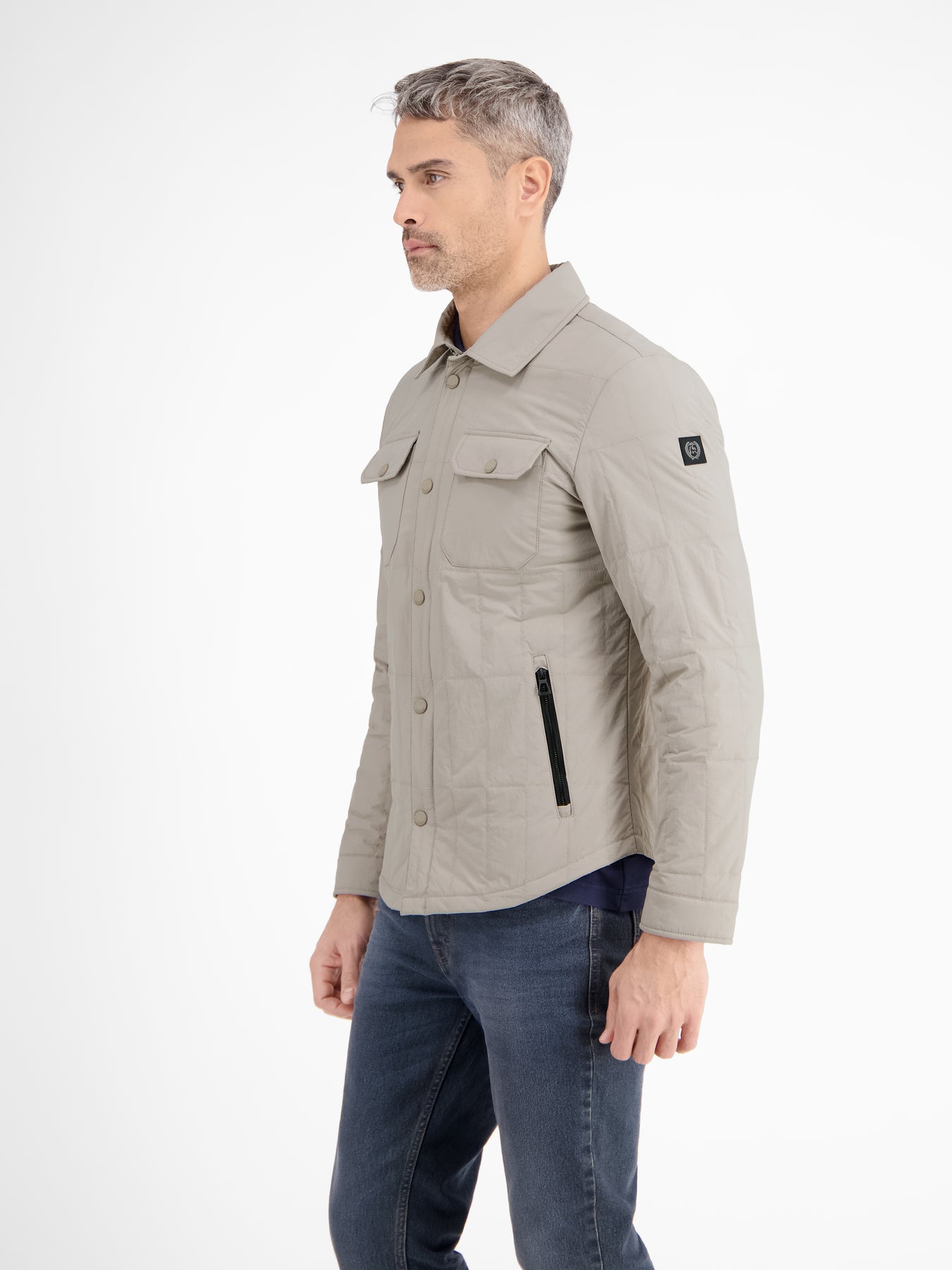 Overshirt-Jacke, leicht gefüttert