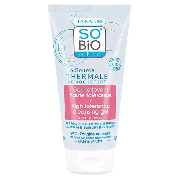 So'Bio Étic Rochefort Thermal Water Organic High Tolerance Cleansing Gel 150ml