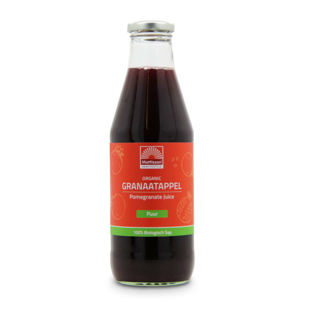 3x Mattisson Granaatappel Sap Bio 750 ml