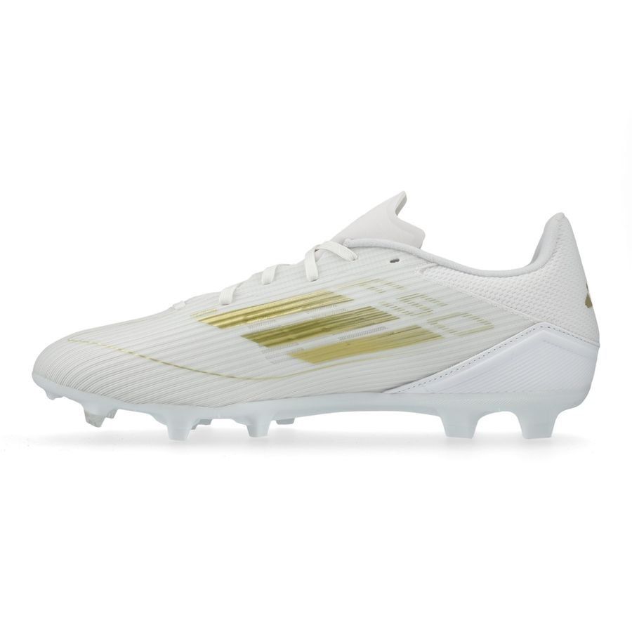 adidas F50 League FG/AG Day Spark - Blanc/Doré/Blanc