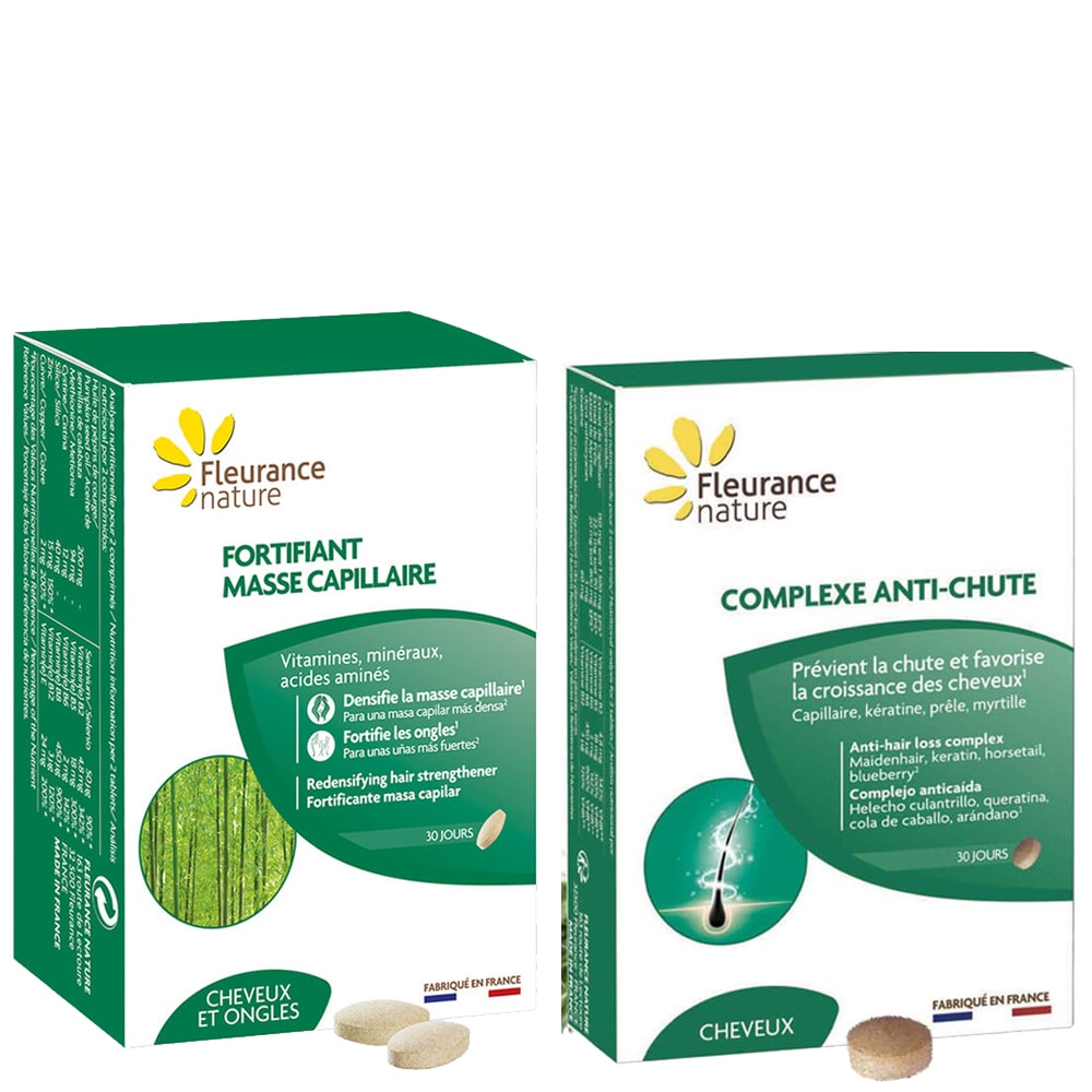Duo capillaire - Fortifiant & anti-chutes - 30 jours