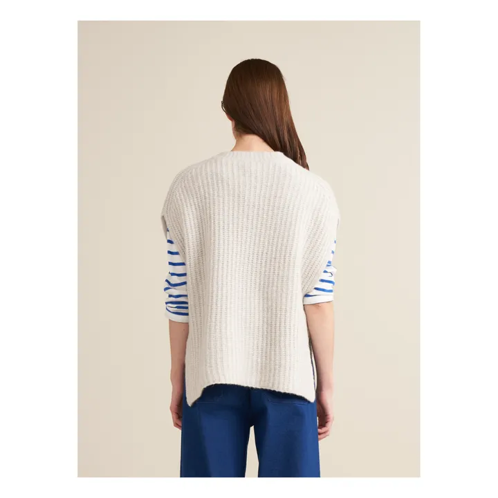 Bellerose Pull Areg Laine Mérinos Extra Fine - Collection Femme | Ecru