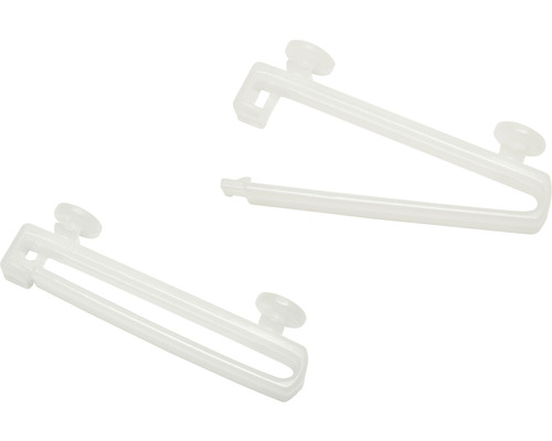 Lusglijders wit 5 cm 10 st.