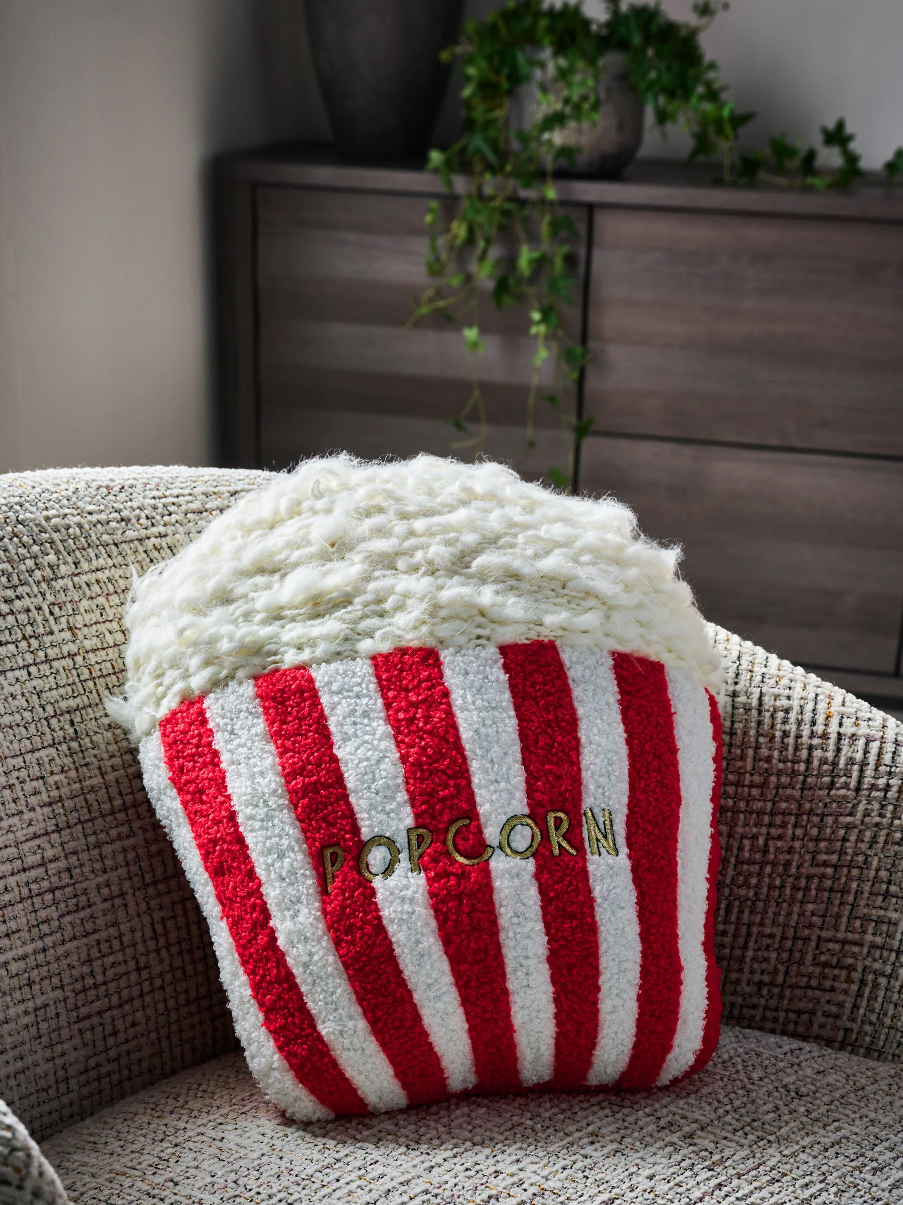 3D Popcorn Bucket Cushion
