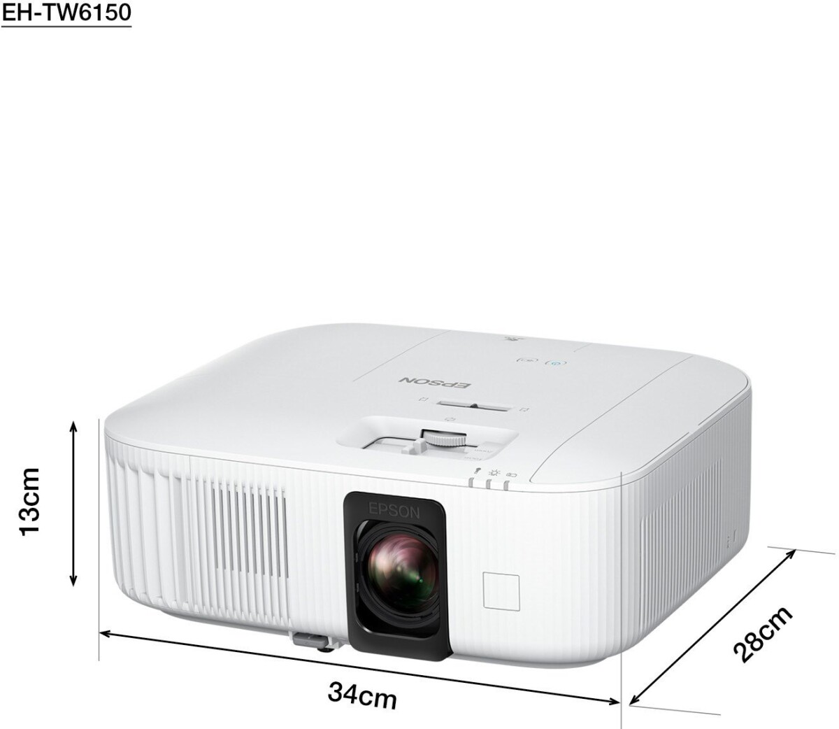 Epson - 4K Projektor - Pro-Uhd 2800Lm 3Lcd - Eh-Tw6150