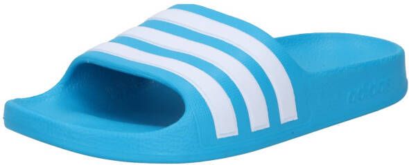 Adidas Perfor ce Adilette Aqua badslippers blauw wit Rubber 31