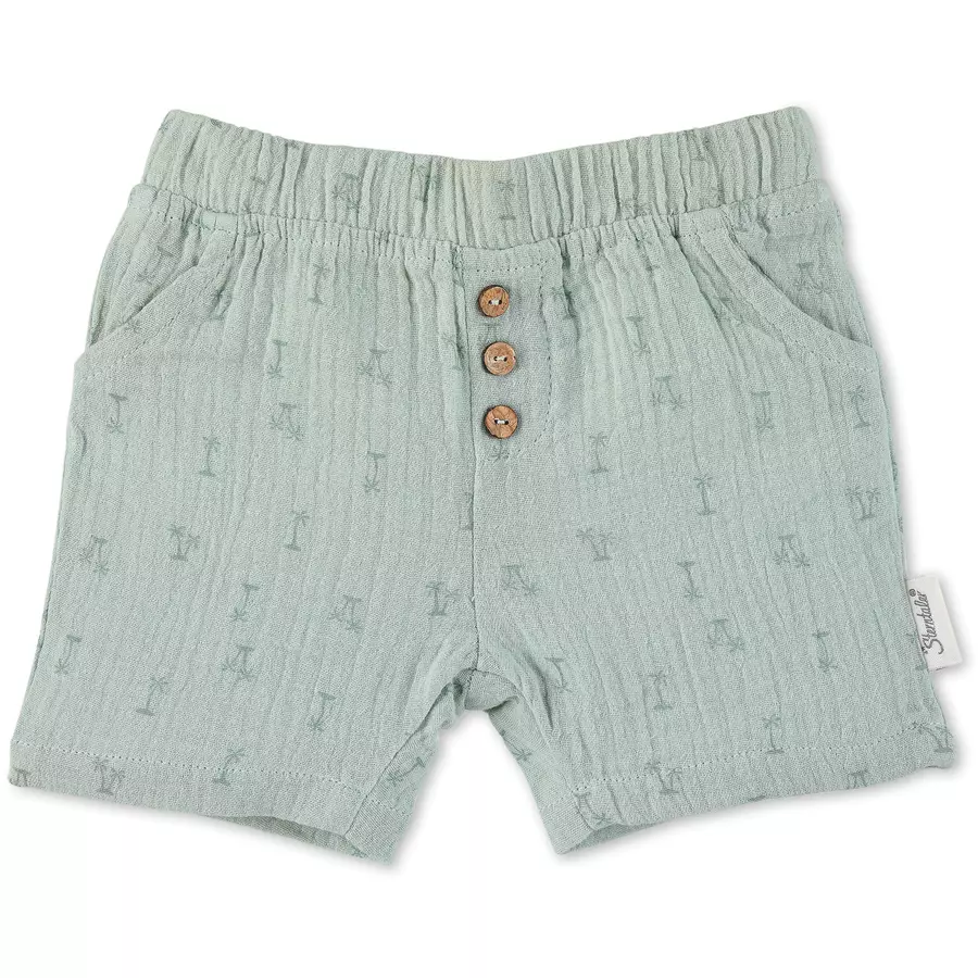 Sterntaler Set Shirt+kurze Hose Palme mittelgrün