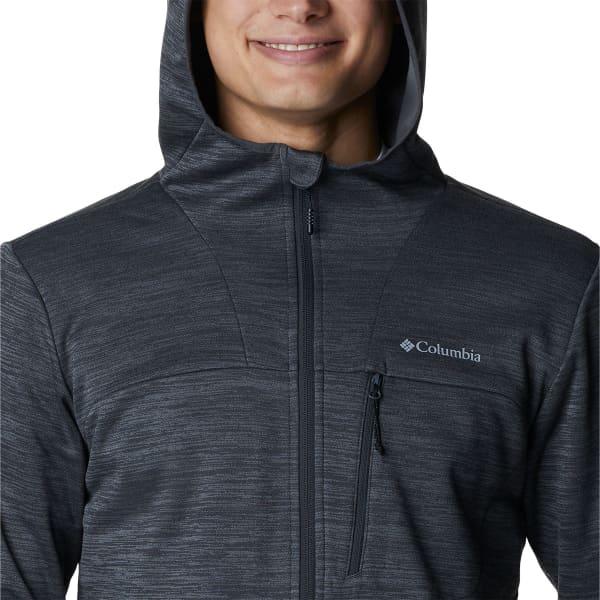 Veste polaire randonnée COLUMBIA MAXTRAIL II FLEECE HOODED SHARK HEATHER